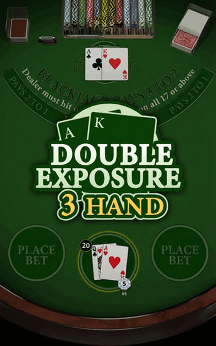 Blackjack Double Exposure 3 Hand by Habanero: Gameplay Explained
